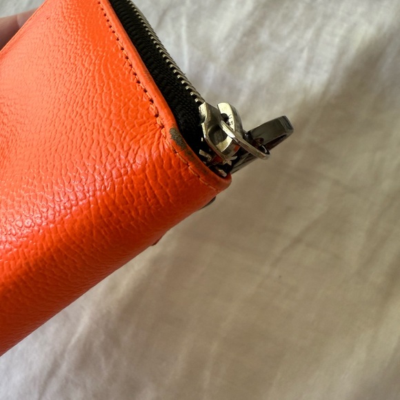 Min & Mon- Purse, Wallet, keychain, Stylish Black and Orange Women's Bag Set - Picture 9 of 11